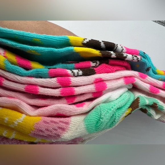 Socks fun socks colorful socks new 3 pairs cupcake socks cake design pink cookie - Picture 7 of 7